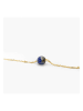 Ania Kruk Pozłacany naszyjnik z lapis lazuli - dł. 42 cm
