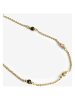 Ania Kruk Pozłacany naszyjnik z elementami ozdobnymi - dł. 38 cm