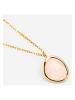 Ania Kruk Pozłacany naszyjnik z zawieszką - dł. 42 cm
