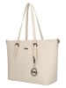 Charm Shopper bag "Birmingham" w kolorze kremowym - 41 x 27 x 14 cm
