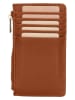 Charm Geldbörse "Birmingham" in Cognac - (B)13,5 x (H)7,5 x (T)0,5 cm