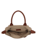 Charm Henkeltasche "Buckingham Palace" in Beige - (B)30 x (H)20 x (T)11 cm