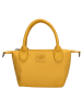 Charm Henkeltasche "Buckingham Mono" in Senf - (L)18 x (H)13 x (T)9 cm