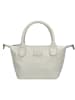 Charm Henkeltasche "Buckingham Mono" in Weiß - (L)18 x (H)13 x (T)9 cm