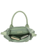 Charm Henkeltasche "Buckingham Mono" in Hellgrün - (L)30 x (H)20 x (T)11 cm