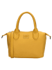 Charm Henkeltasche "Buckingham Mono" in Senf - (L)30 x (H)20 x (T)11 cm