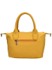 Charm Henkeltasche "Buckingham Mono" in Senf - (L)30 x (H)20 x (T)11 cm