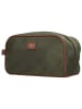 Charm Kosmetiktasche "Buckingham" in Khaki - (B)25 x (H)15 x (T)14 cm