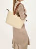 Charm Shopper "Buckingham Palace" in Beige - (B)42 x (H)25 x (T)15 cm