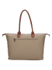 Charm Schultertasche in Taupe - (B)42 x (H)20 x (T)15 cm