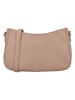 Charm Skórzana torebka w kolorze beżowym - 27 x 16 x 7 cm