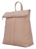 Charm Leder-Rucksack in Beige - (B)28 x (H)31 x (T)12 cm
