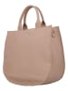 Charm Leder-Henkeltasche in Beige - (B)33 x (H)30 x (T)14 cm