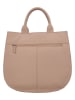 Charm Leder-Henkeltasche in Beige - (B)33 x (H)30 x (T)14 cm