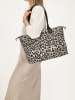 Charm Schultertasche in Creme/ Schwarz - (B)30 x (H)20 x (T)11 cm