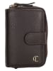 Charm Leder-Geldbörse in Braun - (B)7 x (H)11 x (T)3 cm