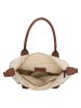 Charm Henkeltasche "Buckingham" in Beige - (B)30 x (H)20 x (T)11 cm