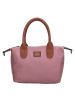 Charm Henkeltasche "Buckingham" in Altrosa - (B)30 x (H)20 x (T)11 cm
