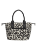Charm Henkeltasche in Creme/ Schwarz - (B)30 x (H)20 x (T)11 cm