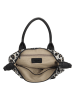 Charm Henkeltasche in Creme/ Schwarz - (B)30 x (H)20 x (T)11 cm