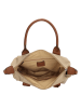 Charm Henkeltasche "Buckingham" in Beige - (B)30 x (H)20 x (T)11 cm