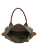 Charm Henkeltasche "Buckingham" in Khaki - (B)30 x (H)20 x (T)11 cm