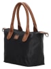 Charm Henkeltasche "Buckingham" in Schwarz - (B)30 x (H)20 x (T)11 cm