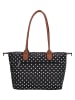 Charm Shopper "Buckingham" in Schwarz - (B)42 x (H)25 x (T)15 cm