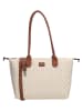Charm Shopper "Buckingham" in Beige - (B)42 x (H)25 x (T)15 cm