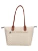 Charm Shopper "Buckingham" in Beige - (B)42 x (H)25 x (T)15 cm