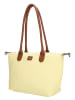 Charm Shopper "Buckingham Palace" in Gelb - (B)42 x (H)25 x (T)15 cm