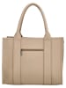 Charm Schultertasche "Serie Bond" in Beige - (B)34 x (H)27 x (T)15 cm