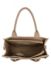 Charm Schultertasche "Serie Bond" in Beige - (B)34 x (H)27 x (T)15 cm