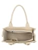 Charm Schultertasche "Serie Bond" in Beige - (B)34 x (H)27 x (T)15 cm