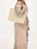 Charm Schultertasche in Beige - (B)34 x (H)27 x (T)15 cm