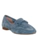 Patrizia Pepe Leder-Mokassins in Blau