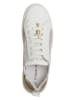 Patrizia Pepe Sneakers in Weiß/ Gold
