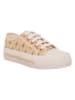 Patrizia Pepe Sneakers in Beige/ Gold