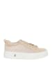Patrizia Pepe Leder-Sneakers in Beige