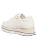 Patrizia Pepe Leder-Sneakers in Creme