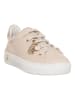 Patrizia Pepe Leder-Sneakers in Beige