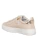Patrizia Pepe Leder-Sneakers in Beige