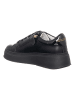 Patrizia Pepe Leder-Sneakers in Schwarz