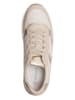 Patrizia Pepe Leder-Sneakers in Beige/ Creme