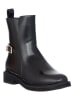 Patrizia Pepe Leder-Boots in Schwarz