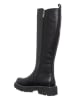 Patrizia Pepe Leder-Stiefel in Schwarz