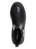 Patrizia Pepe Leder-Chelsea-Boots in Schwarz