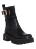 Patrizia Pepe Leder-Boots in Schwarz