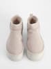 trendyol Leder-Winterboots in Beige