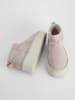 trendyol Leder-Winterboots in Beige